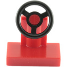 LEGO rouge Véhicule Console avec Noir Volant (3829 / 73081)