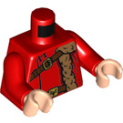 LEGO Rojo Viktor Krum con Rojo Chaqueta Minifigura Torso (973 / 76382)