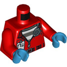 LEGO rouge Vito Minifig Torse (973 / 76382)
