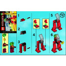 LEGO Red Walker Set 3870 Instructions