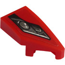 LEGO Red Wedge 1 x 2 Right with Frontlight right Sticker (29119)