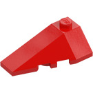 LEGO Rojo Cuña 2 x 4 Triple Izquierda (43710)