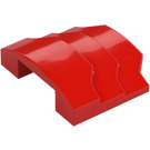 LEGO Red Wedge 3 x 4 with Stepped Sides (66955)