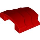LEGO Rood Wig 3 x 4 met Stepped Sides (66955)