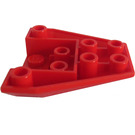 LEGO Rood Wig 4 x 4 Drievoudig Omgekeerd zonder verstevigde noppen (4855)