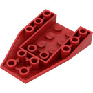 LEGO rot Keil 6 x 4 Invertiert (4856)