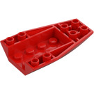 LEGO Rot Keil 6 x 4 Dreifach Gebogen Invers (43713)