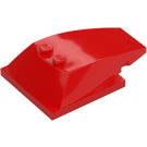 LEGO Red Wedge 6 x 4 x 1.3 with 4 x 4 Base (93591)