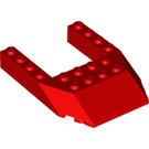 LEGO rot Keil 6 x 8 mit Ausgeschnitten (32084)
