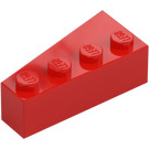 LEGO Czerwony Klin Cegła 2 x 4 Prawo (41767)