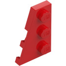 LEGO Rood Wig Plaat 2 x 3 Vleugel Links (43723)