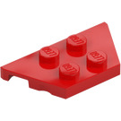 LEGO Rød Kile Plate 2 x 4 (51739)