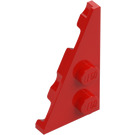 LEGO Rosso Cuneo Piastra 2 x 4 Ala Sinistra (65429)