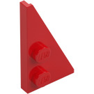 LEGO Rosso Cuneo Piastra 2 x 4 Ala Destra (65426)