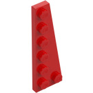 LEGO Röd Kil Platta 2 x 6 Höger (78444)