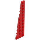 LEGO Rosso Cuneo Piastra 3 x 12 Ala Sinistra (47397)