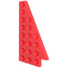 LEGO Red Wedge Plate 4 x 8 Wing Right with Underside Stud Notch (3934 / 45175)