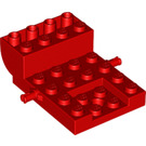 LEGO Rood Wiel Bearing 4 x 6 x 1.33 (24055 / 65348)