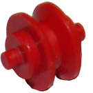 LEGO Red Wheel Centre with Stub Axles (3464 / 47854)