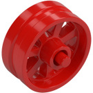 LEGO Red Wheel Rim Ø14.6 x 6 with Spokes and Stub Axles (50862)