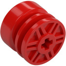 LEGO Rood Wiel Rand Ø18 x 14 met As gat (55982)