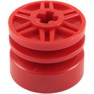 LEGO Red Wheel Rim Ø18 x 14 with Axle Hole (55982)