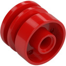 LEGO Rood Wiel Rand Ø18 x 14 met Pin Gat (20896 / 55981)