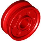 LEGO rouge Roue Jante Ø18 x 7 et Épingle Trou avec des rayons peu profonds (13971 / 56902)