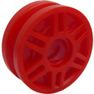 LEGO Red Wheel Rim Ø18 x 7  with Deep Spokes and Brake Rotor (13971 / 77031)