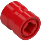 LEGO Red Wheel Rim Ø8.1 x 9mm (Notched Hole, Reinforced Back) (74967)