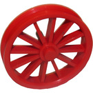LEGO Red Wheel Rim with 12 Spokes