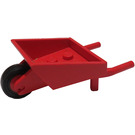 LEGO rouge Wheelbarrow avec Roue