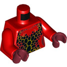 LEGO rouge Whiperella Minifig Torse (973 / 76382)