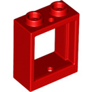 LEGO rouge Fenêtre Cadre 1 x 2 x 2 (60592 / 79128)