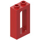 LEGO Rood Venster Kader 1 x 2 x 3 (3233 / 4035)