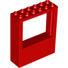 LEGO Red Window Frame 2 x 6 x 6 Freestyle (6236)