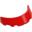 LEGO Red Windscreen 1 x 3 x 6 Curved (35299 / 62360)