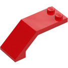 LEGO Red Windscreen 2 x 5 x 1.3 (6070 / 35271)