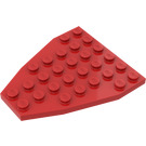 LEGO Röd Vinge 7 x 6 utan knoppskåror (2625)