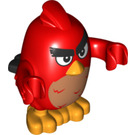 LEGO Red with Left Eyebrow Raised Minifigure