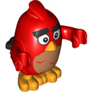 LEGO Red with Worried Face Minifigure