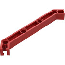 LEGO Rood Znap Balk Angle 4 Gaten (32204)