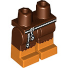 LEGO Rötlich-braun Tier Minifigure Hüften und Beine (3815 / 99867)