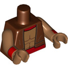 LEGO Rødbrun Apache Chief Minifig Torso (973 / 88585)