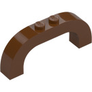 LEGO Reddish Brown Arch 1 x 6 x 2 with Curved Top (6183 / 24434)