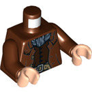 LEGO Roodachtig Bruin Argus Filch Minifig Torso (973 / 76382)