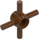 LEGO Reddish Brown Axle Connector Hub with 4 Bars (3803)