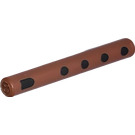 LEGO Reddish Brown Bar 1 x 3 with Flute (17715 / 25311)