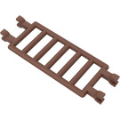 LEGO Reddish Brown Bar 7 x 3 with Four Clips (30095)