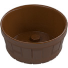 LEGO Reddish Brown Barrel 4.5 x 4.5 with Axle Hole (64951)